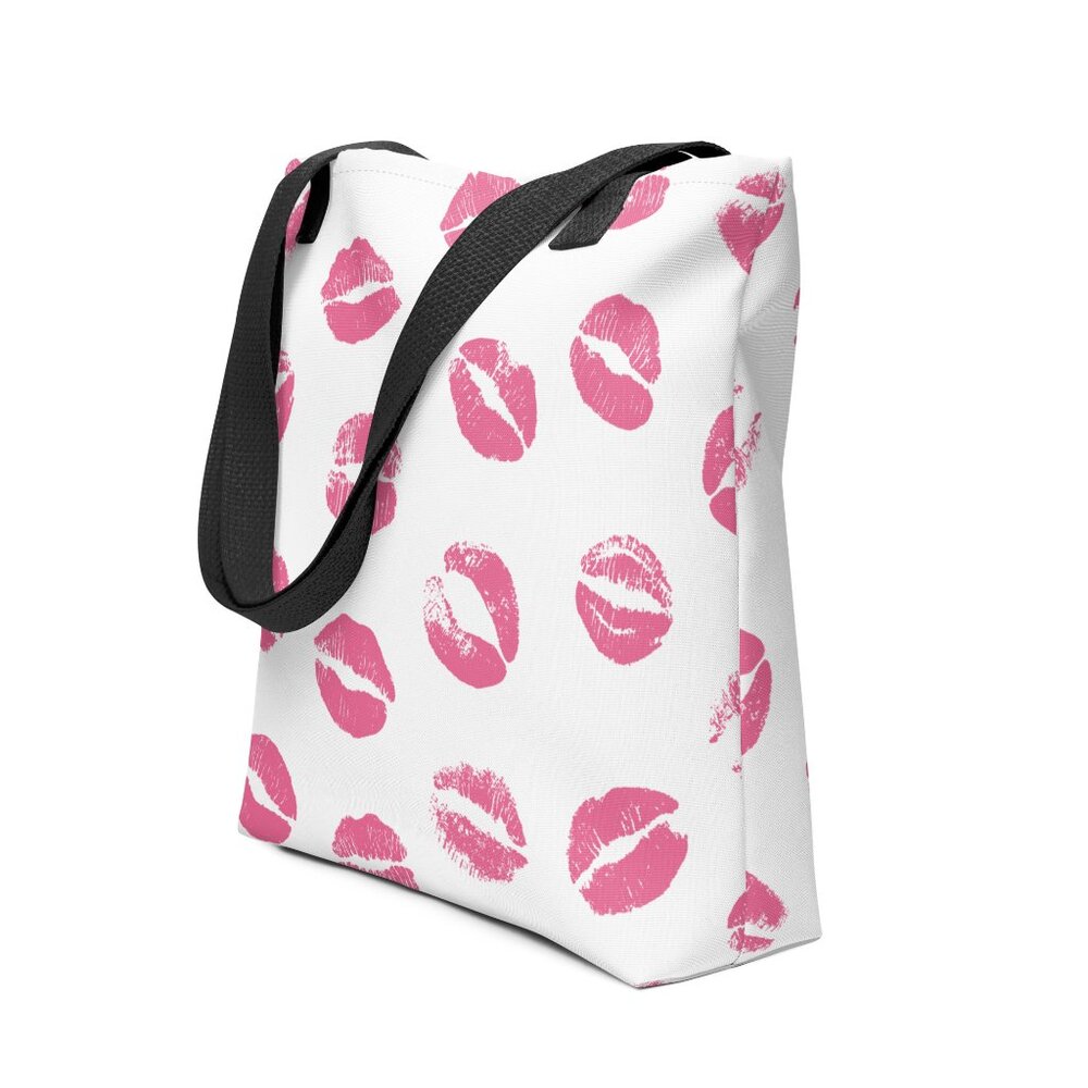 All-over print tote bags for shopping